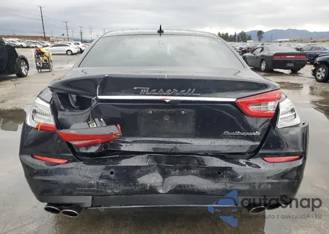 2014 Maserati Quattroporte S z USA, uszkodzony, nr VIN ZAM56RRA6E1089719